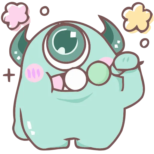 🍡 Эмодзи «Monsters» для Telegram