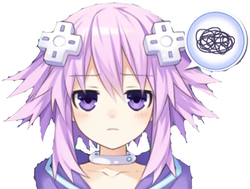 😕 Стикер «Neptunia» для Telegram