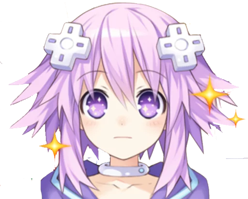 😇 Стикер «Neptunia» для Telegram