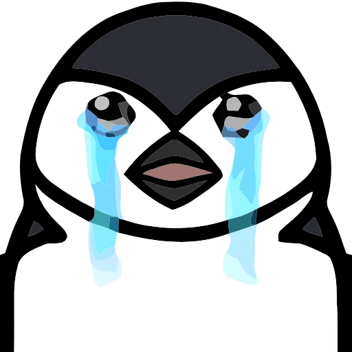 😭 Эмодзи «Penguins» для Telegram