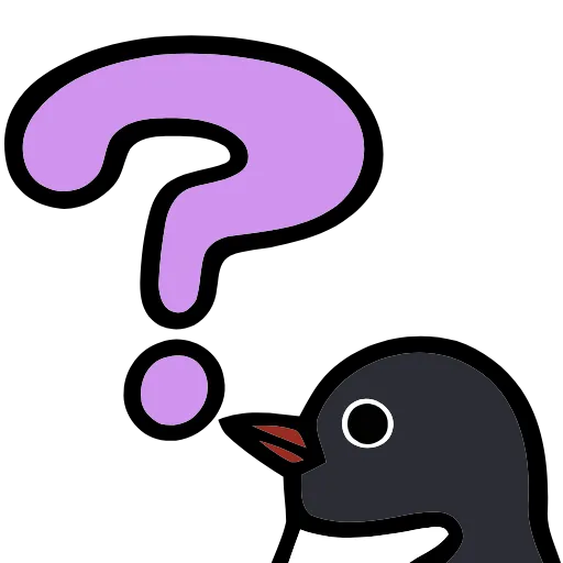❔ Эмодзи «Penguins» для Telegram