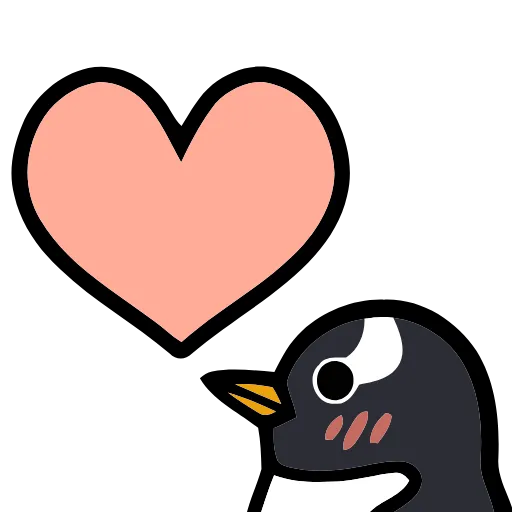 ❤️ Эмодзи «Penguins» для Telegram