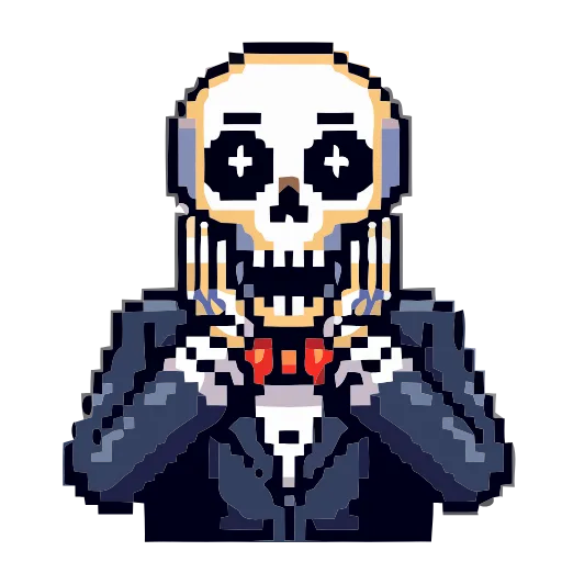 Стикер 41 Skeleton