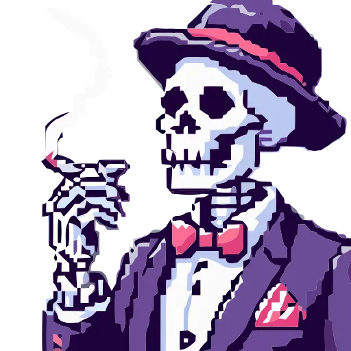 Стикер 51 Skeleton