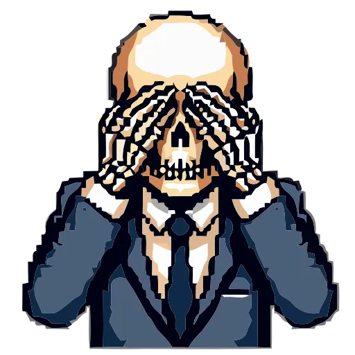 Стикер 40 Skeleton