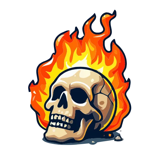 Стикер 31 Skeleton