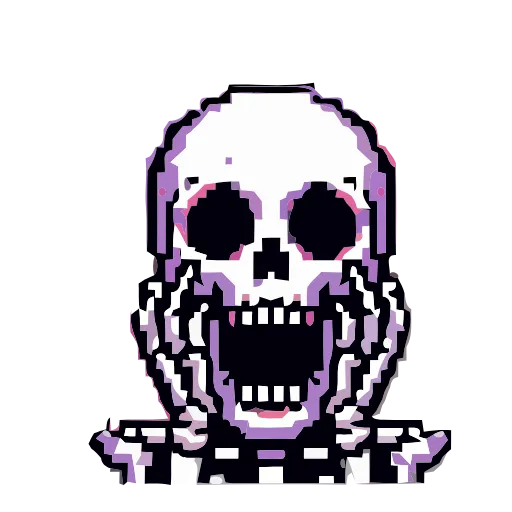 Стикер 60 Skeleton