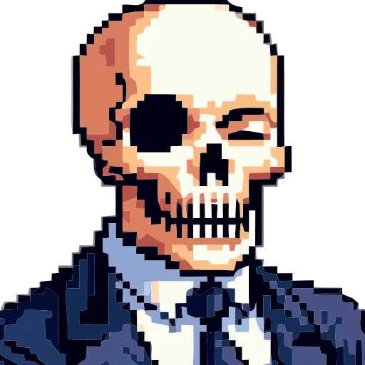 Стикер 52 Skeleton