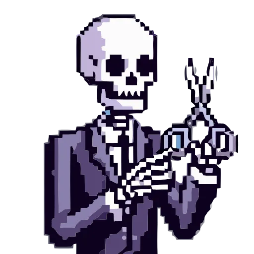 Стикер 47 Skeleton