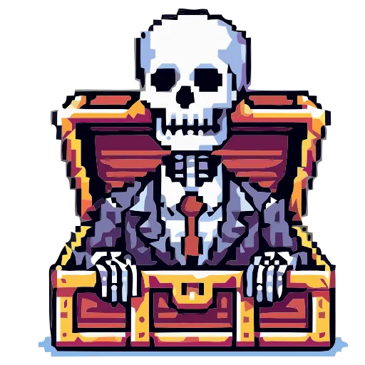 Стикер 55 Skeleton