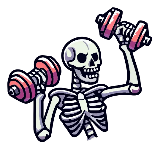 Стикер 33 Skeleton