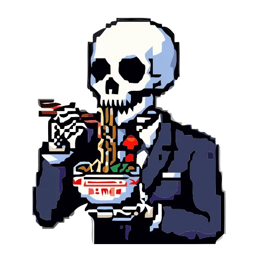 Стикер 49 Skeleton