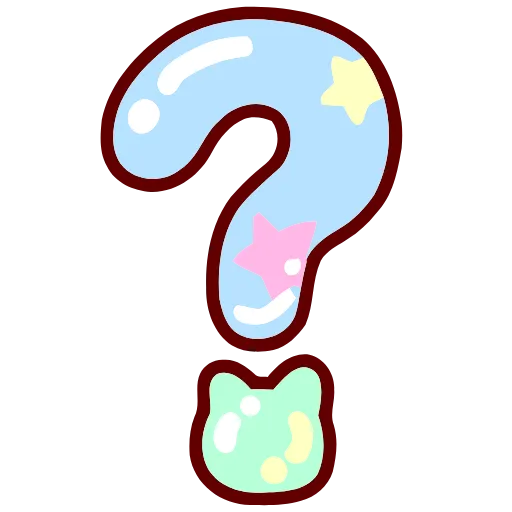❔ Эмодзи «Cute» для Telegram