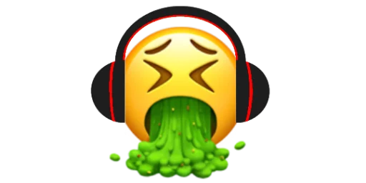 🤮 Стикер «Headphones» для Telegram