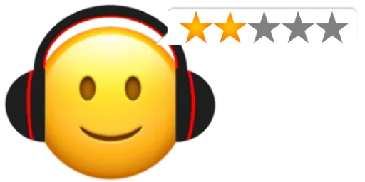 2⃣ Стикер «Headphones» для Telegram
