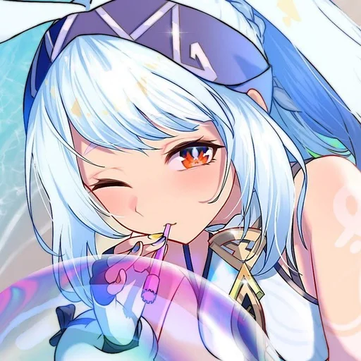 🍧 Стикер «Healthy Sapphire Cephalopod» для Telegram