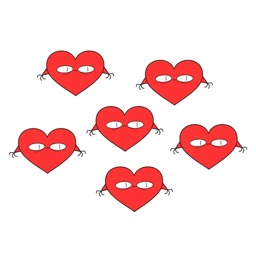 💕 Стикер «Рукосердцевые стикеры» для Telegram
