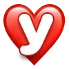 Стикер 20 ❤️ Буквы в сердечках - шрифт в сердечках ❤️