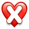 Стикер 22 ❤️ Буквы в сердечках - шрифт в сердечках ❤️