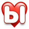 Стикер 28 ❤️ Буквы в сердечках - шрифт в сердечках ❤️