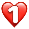 Стикер 33 ❤️ Буквы в сердечках - шрифт в сердечках ❤️