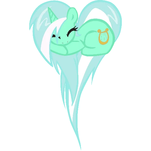 💙 Стикер «Heart mlp» для Telegram
