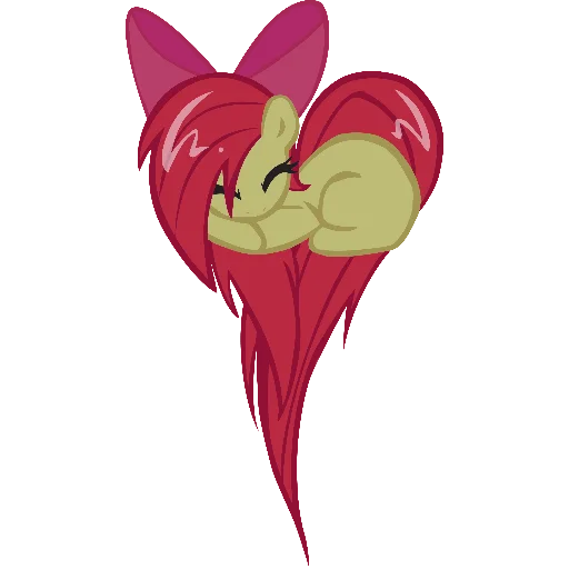 💛 Стикер «Heart mlp» для Telegram