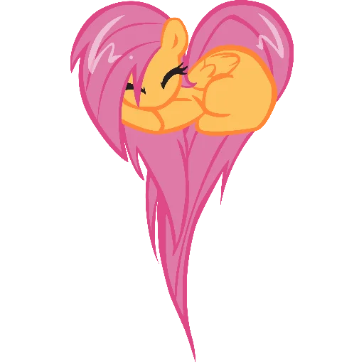 🧡 Стикер «Heart mlp» для Telegram
