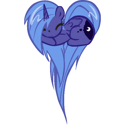 💙 Стикер «Heart mlp» для Telegram