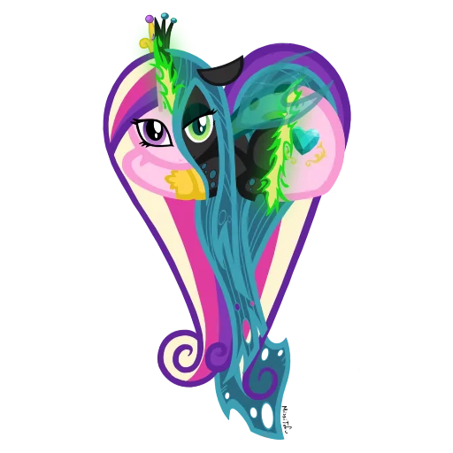 🖤 Стикер «Heart mlp» для Telegram
