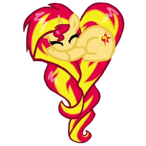 💛 Стикер «Heart mlp» для Telegram