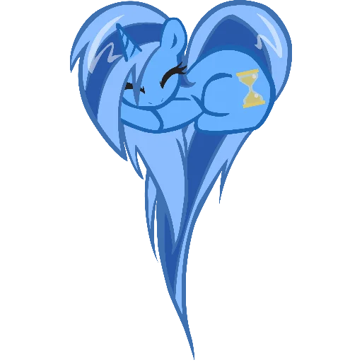 💙 Стикер «Heart mlp» для Telegram