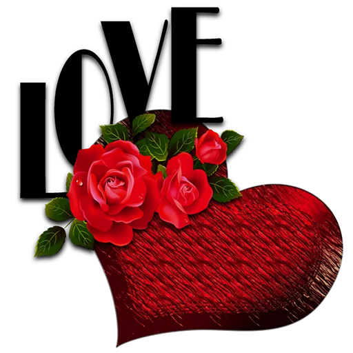 ❤ Стикер «Heart Flower» для Telegram
