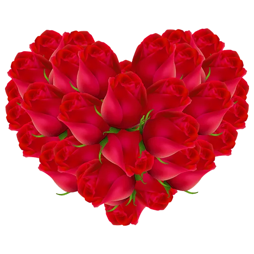❤ Стикер «Heart Flower» для Telegram