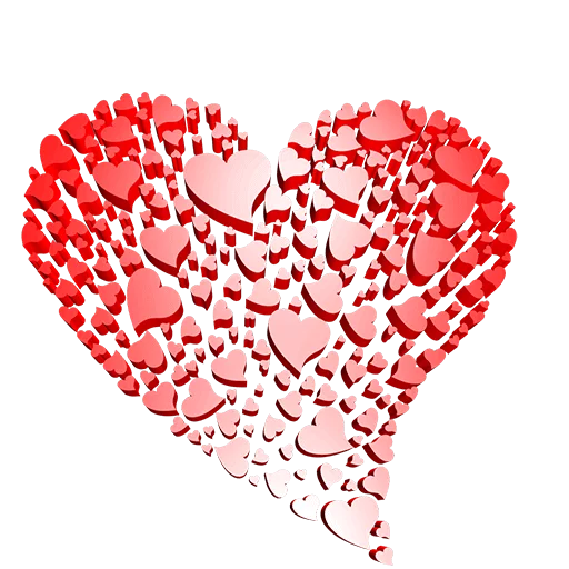 ❤ Стикер «Heart Flower» для Telegram
