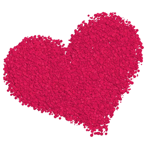 ❤ Стикер «Heart Flower» для Telegram