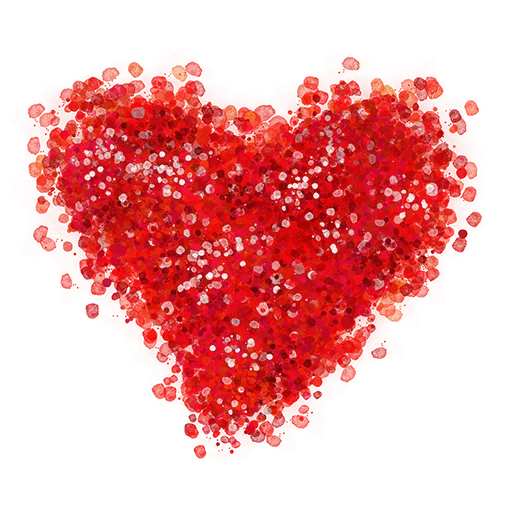 ❤ Стикер «Heart Flower» для Telegram