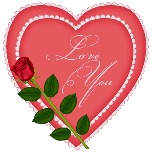 ❤ Стикер «Heart Flower» для Telegram