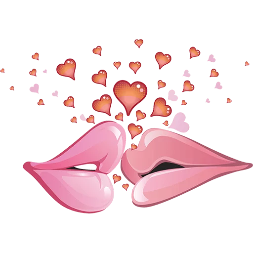 💋 Стикер «Heart Flower» для Telegram