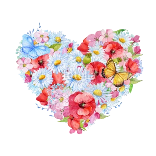 🤗 Стикер «Сердце любви» для Telegram