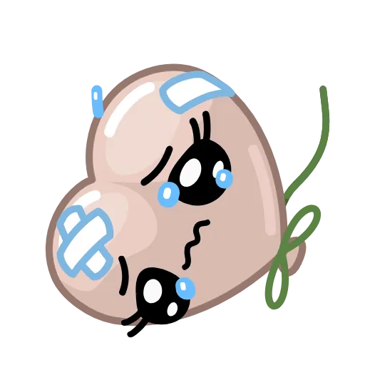 😔 Стикер «Helium Hearts» для Telegram