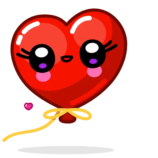 😘 Стикер «Helium Hearts» для Telegram