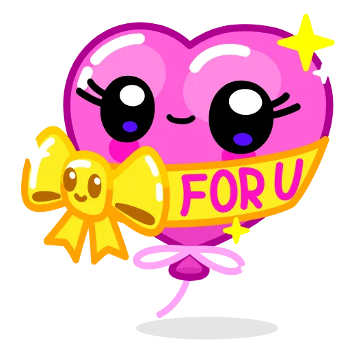 💝 Стикер «Helium Hearts» для Telegram