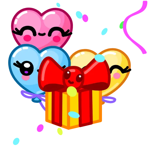 🎁 Стикер «Helium Hearts» для Telegram