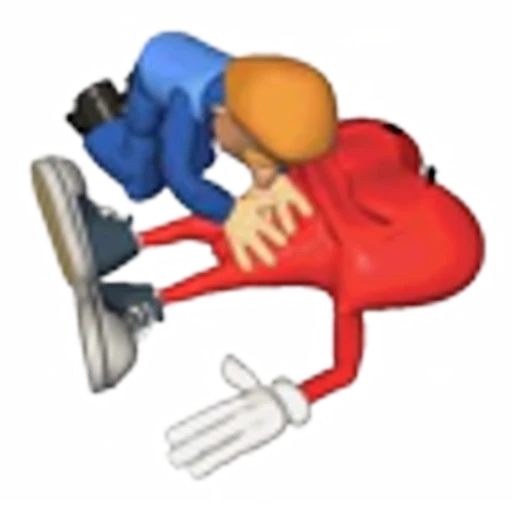 👨‍⚕️ Эмодзи «heartlol» для Telegram