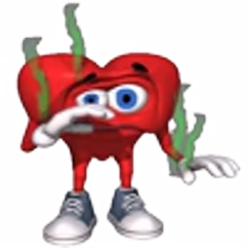 🤢 Эмодзи «heartlol» для Telegram