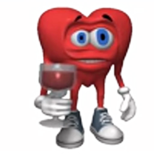 🍷 Эмодзи «heartlol» для Telegram