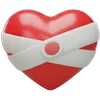 Стикер 27 ❤️ Набор эмоджи с текстурными сердечками