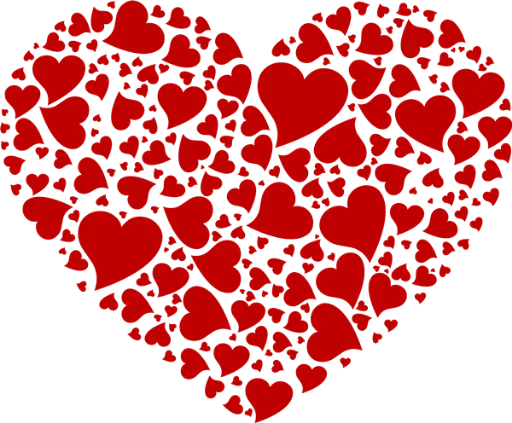 ❤️ Стикер «Hearts ਦਿਲ» для Telegram