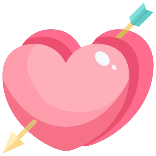 💘 Эмодзи «Розовые буквы, сердечки, иконки» для Telegram